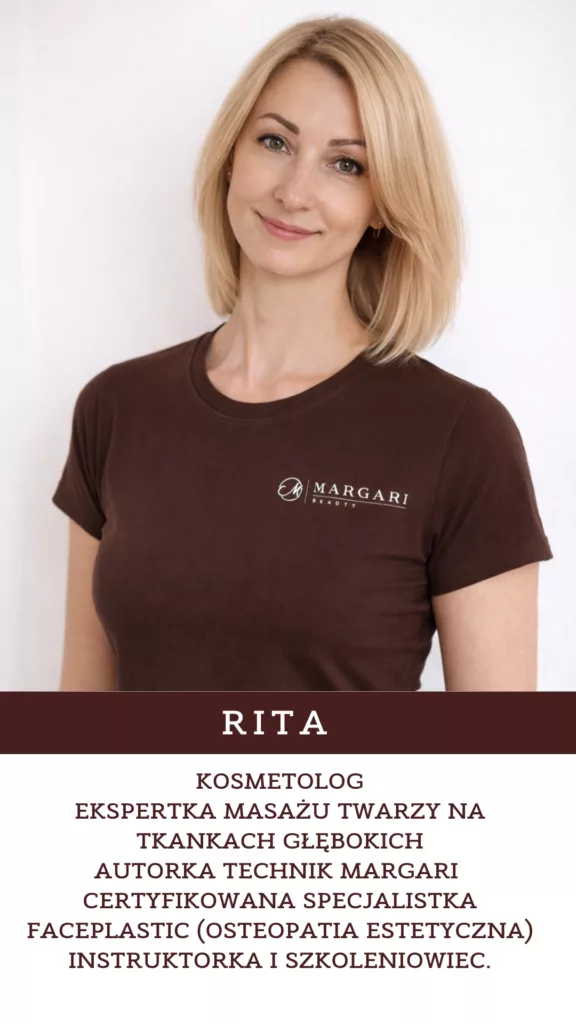 Rita - autorka technik Margari, ekspertka masażu twarzy i terapii manualnej